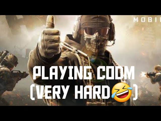 Playing codm and it was very hard🤣