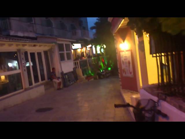 Kassiopi at night, Corfu, Greece