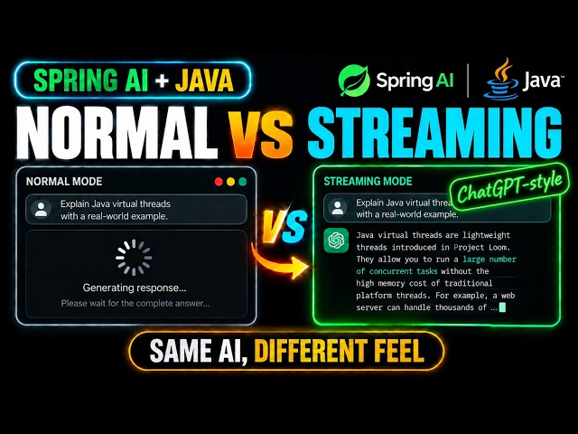 Build ChatGPT-Style Streaming Responses with Spring AI + Java