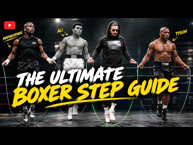 JUMP ROPE LIKE THE LEGENDS! TOP 5 BOXER-STEP VARIATIONS!🥊