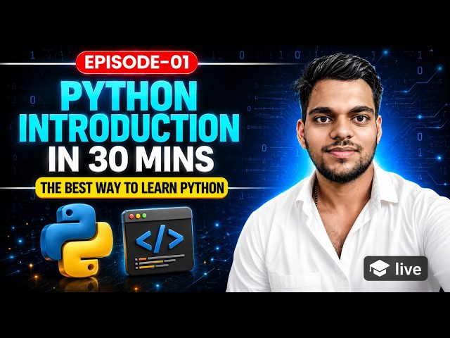 Python Introduction | Python Basic To Advance Series | EPISODE-01 By Vibhas Pandey