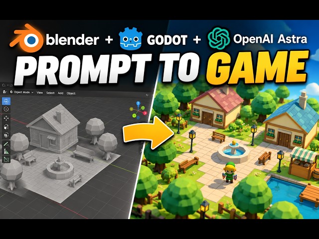 GPT-6 Astra UNLOCKS GameDev with Blender & Godot