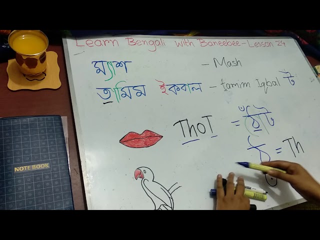 Lesson 24 | ঠ and ঁ | Learn Bengali through English | Shusmita Shyama | Learn Bengali with Baneebee
