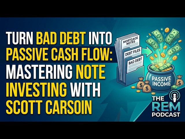 Turn Bad Debt Into Passive Cash Flow: Mastering Note Investing with Scott Carson