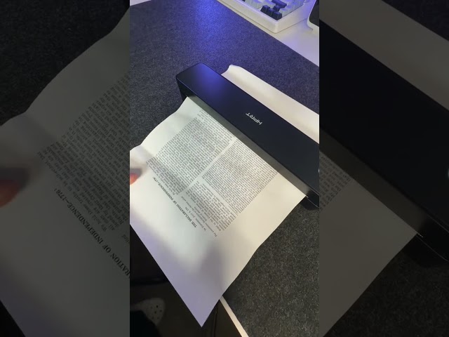 No ink office printer that uses heat sensitive paper 📑