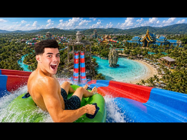 I Went to a 5 STAR Waterpark in Thailand!