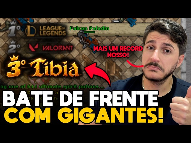 TIBIA IS ONE OF THE MOST WATCHED GAMES ON STREAMING IN BRAZIL!