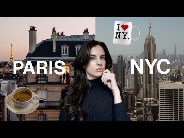 Is life better in the US or Europe? NYC vs Paris | elena taber