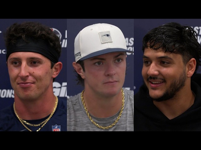 Tommy DeVito, Behren Morten, Andy Borregales & More Address the Media | Patriots Press Conference