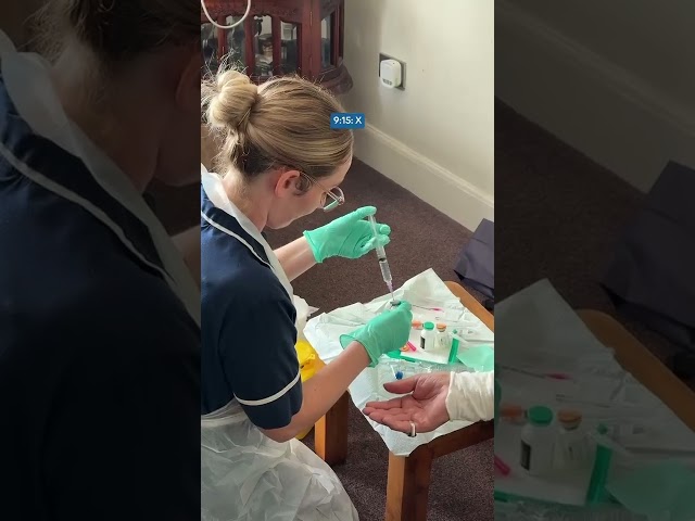 Day in the life of a district nurse in Northumberland