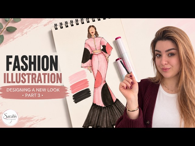 Turn a Simple Fashion Figure Into a Bold Fashion Design Easily | Fashion Illustration