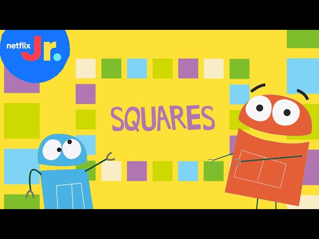 Learn All About Squares! 🟨 Shape Songs with the StoryBots | Netflix Jr