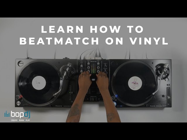 How To Beatmatch & Mix On Vinyl Turntables | Bop DJ