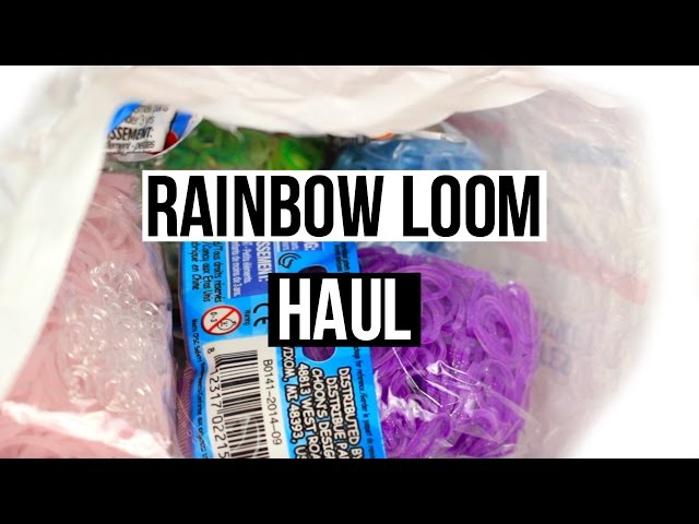 Rainbow Loom Haul | Glitter, Limited Edition bands, and more!
