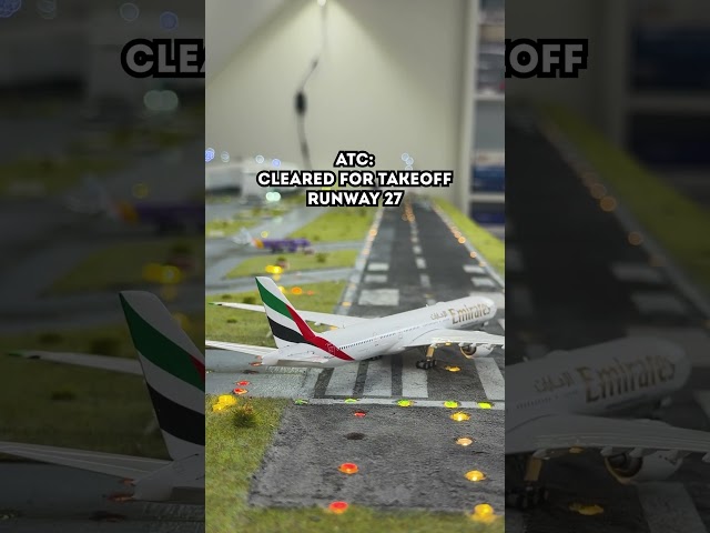 Emirates B777X Takeoff From Miniature Airport!