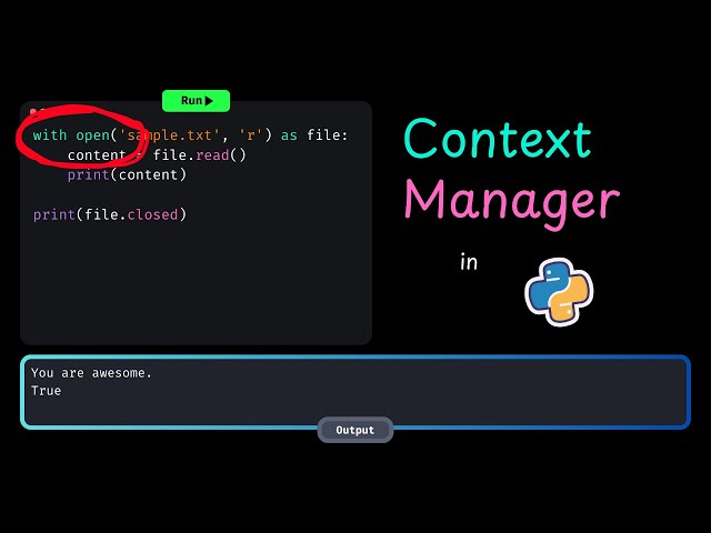 What Exactly are "Context Managers" in Python?