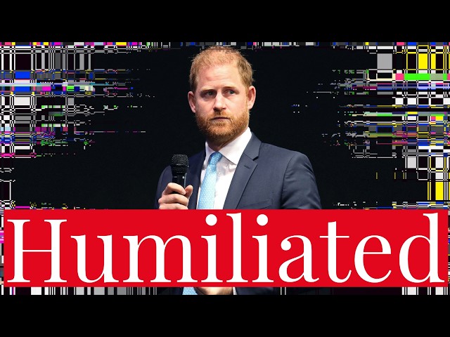 Prince Harry HUMILIATED as He Glitches & Says "And That's It" After Teleprompter Fail in NYC