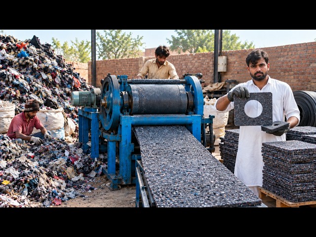 The Secret Life of Fabric Scraps: How They Become Sink Scrubbers! Amazing Recycling Process