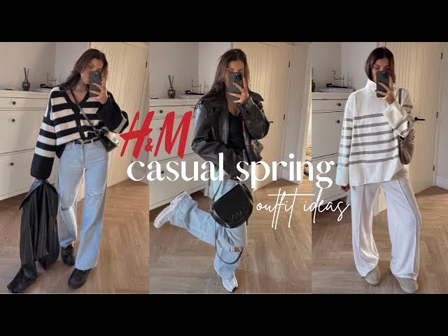 H&M SPRING CASUAL OUTFIT IDEAS | LOOKBOOK