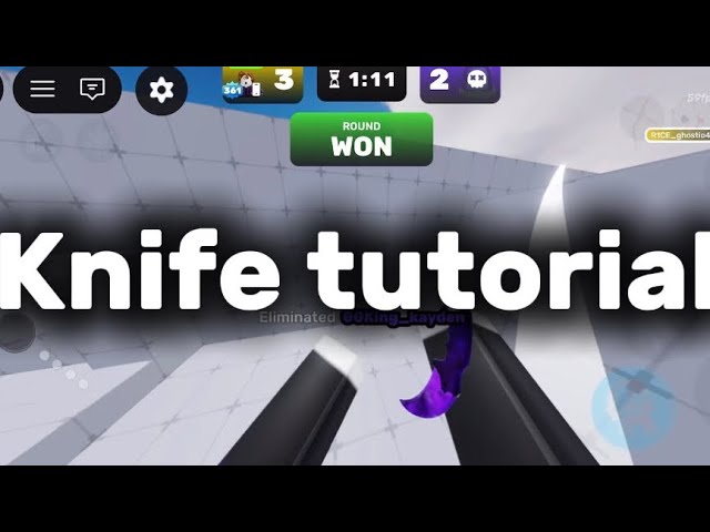 Rivals knife tutorial for mobile or pc #roblox #rivals #tutorial 