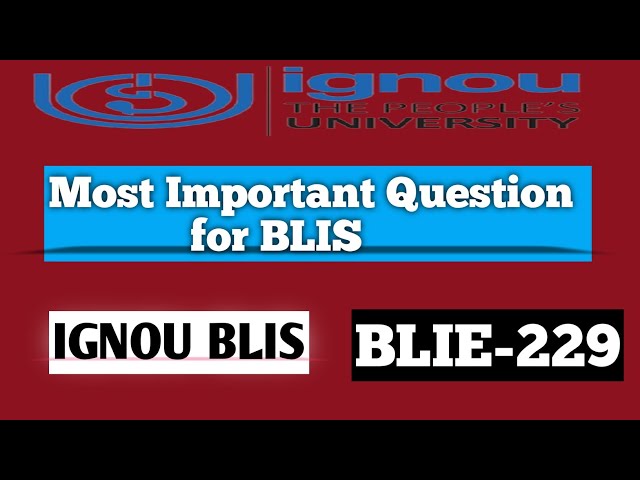 BLIE-229 Most Important Questions | Important Questions Of BLIE-229 | BLIE-229 के महत्वपूर्ण प्रश्न
