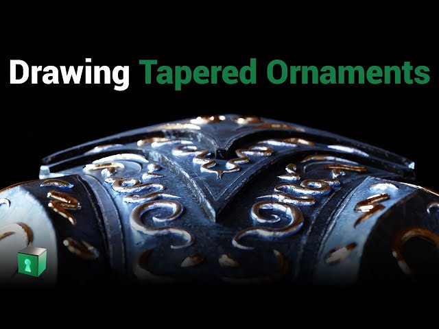 Blender Secrets - Drawing Tapered Ornaments