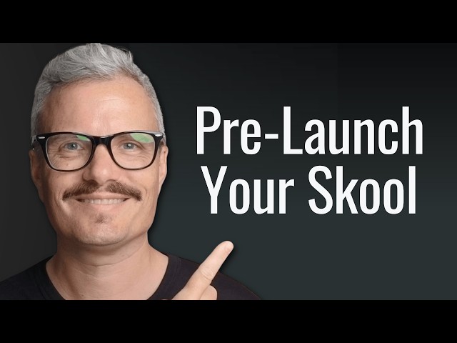 Tiny Audience? Here’s How I’d Pre Launch Your Skool Community