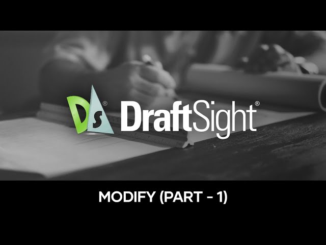 DraftSight 2020 Tutorial - Copy, Move, Rotate, Mirror - 06