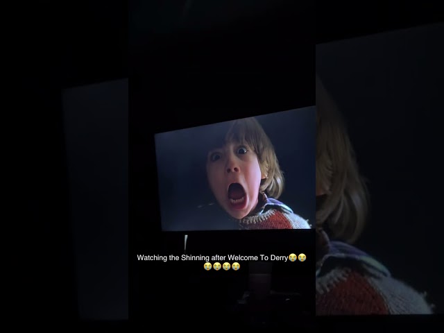 Watching The Shining after Welcome To Derry #horrorfilm #theshinning #itwelcometoderry #stephenking