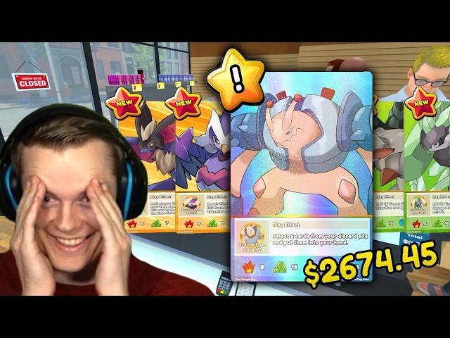 The LUCKIEST I've Ever been in Card Shop Simulator! (FULL RELEASE)