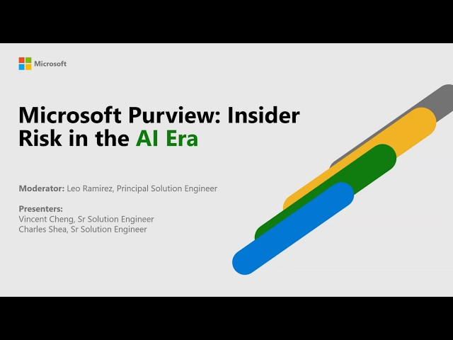 Insider Risk in the Age of AI Detecting Human and Agent Driven Data Exposure with Microsoft Purview