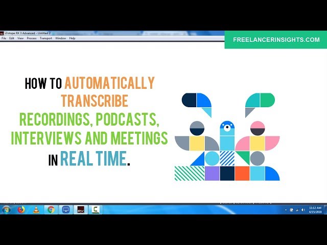 How to Automatically Transcribe Recordings, Interviews and Meetings in Real Time to Searchable Text