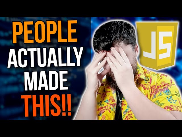 JavaScript Is Not A Real Language