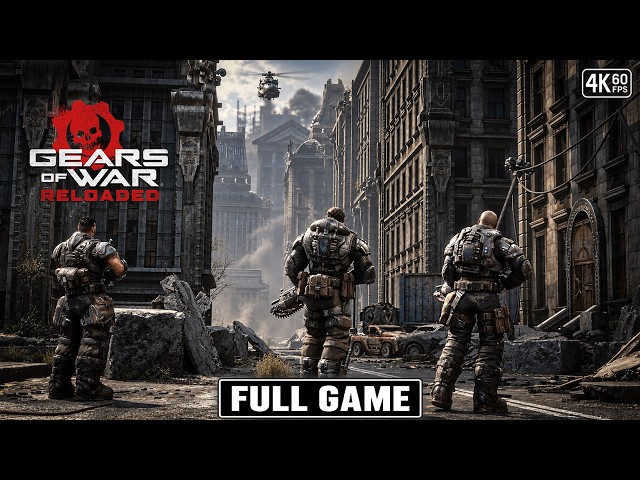 GEARS OF WAR Gameplay Walkthrough FULL GAME [4K 60FPS] - No Commentary