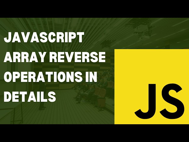 👉 JavaScript Array Reverse in One Video 💥 (All Methods Explained) #javascript #javascriptproject