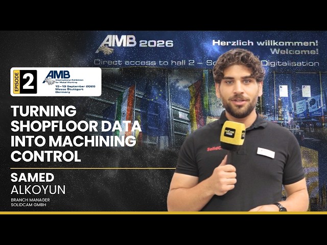 SolidCAM Connects Programming, Simulation & Production at AMB 2026