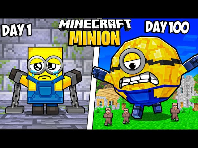 I Survived 100 Days as a MINION in Minecraft