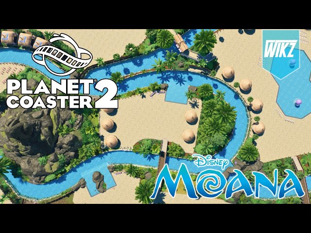 How To Make The Perfect Lazy River in Planet Coaster 2 | Moana Waterpark