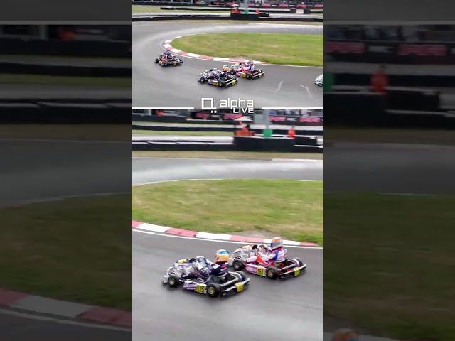 When defending, NEVER open the door #karting #racing