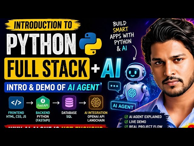 Stop Using AI Wrong: Full Stack Python + AI Explained for Beginners
