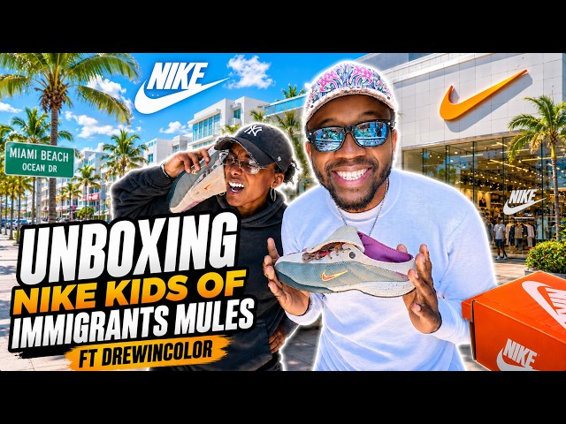 UNBOXING NIKE T90 KIDS OF IMMIGRANTS MULES RECENT PICK UP FT DREWINCOLOR
