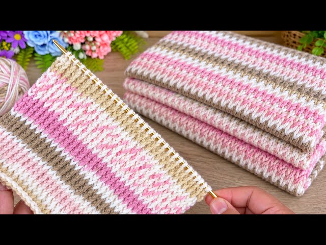 Easy Tunisian Crochet Pattern | Simple & Beautiful for Beginners