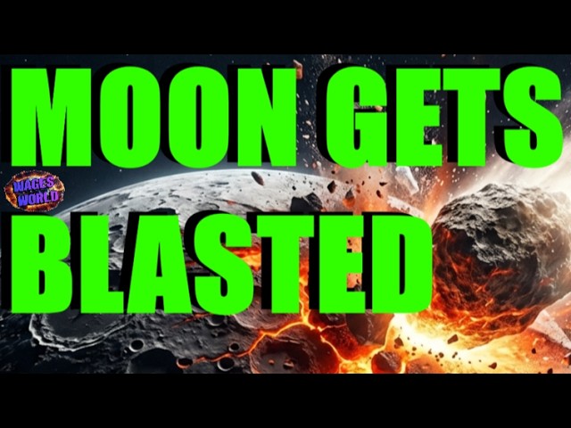 MOON HIT CAUSING 1 IN 132YR EVENT WHO WAS THERE WHEN HIT? / SOLAR FLARES CORONAL HOLE EARTH QUAKES