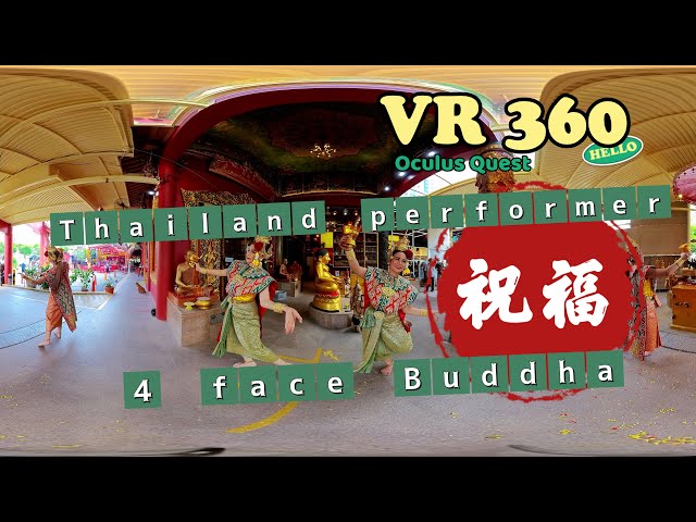 VR 360 4 face Buddha blessing - insta360 1 inch leica RS