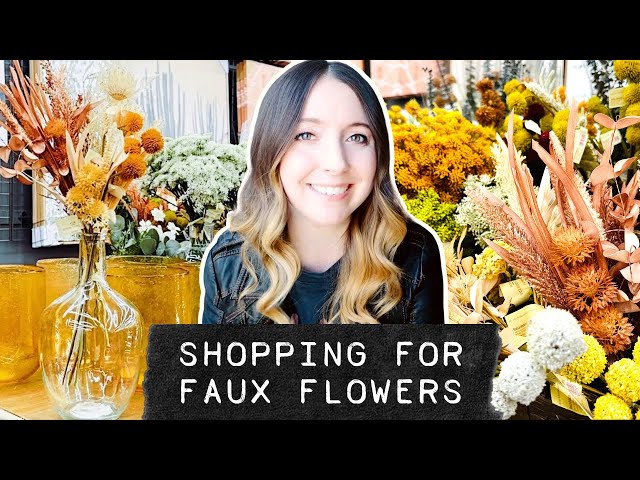 Faux Flowers: Shopping for Flowers That Will NEVER DIE 🚫🥀 At World Market + Target