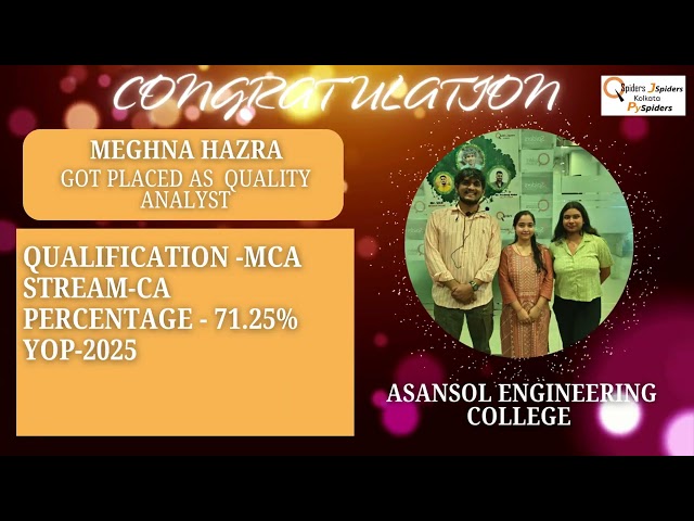 Congratulations for your future !!!!! Best wishes for all your career goals.