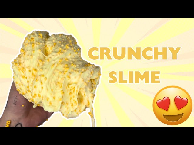 DIY Crunchy Slime: The Ultimate Guide!