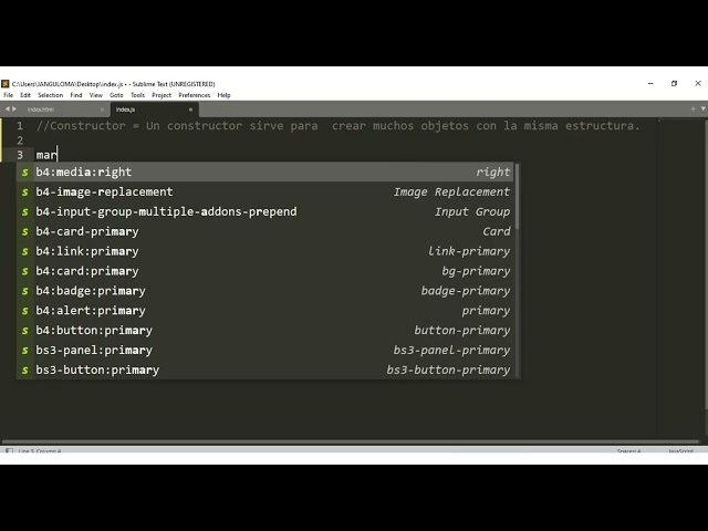 JavaScript tutorial para principiantes.  #20 constructores.
