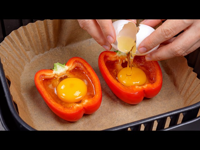 I Cracked an Egg into a Pepper in the Air Fryer… and THIS Happened!