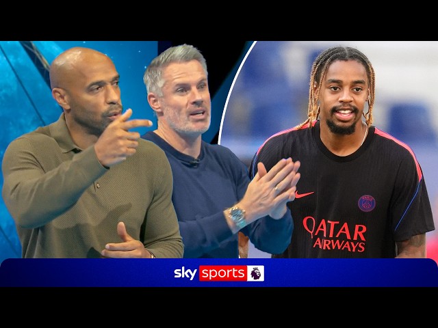 Jamie Carragher and Thierry Henry analyse Bradley Barcola's move to Liverpool